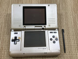 Nintendo DS Platinum Silver Console Nintendo Japan - With Defects LH3315 - Photo 2