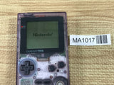 GameBoy Pocket Clear Purple Console Nintendo Japan - With Defects MA1017