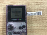 GameBoy Color Clear Purple Console Nintendo Japan - With Defects MA1026