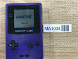 GameBoy Color Purple Console Nintendo Japan - With Defects MA1034
