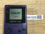 GameBoy Color Purple Console Nintendo Japan - With Defects MA1038