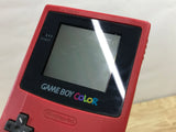GameBoy Color Red Console Nintendo Japan - With Defects MA1041