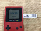 GameBoy Color Red Console Nintendo Japan - With Defects MA1041