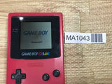GameBoy Color Red Console Nintendo Japan - With Defects MA1043