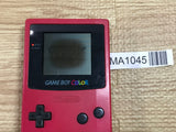 GameBoy Color Red Console Nintendo Japan - With Defects MA1045