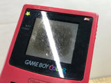 GameBoy Color Red Console Nintendo Japan - With Defects MA1046