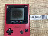 GameBoy Color Red Console Nintendo Japan - With Defects MA1046