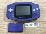 GameBoy Advance Violet Console Nintendo Japan - Not Working MA1071