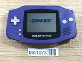 GameBoy Advance Violet Console Nintendo Japan - With Defects MA1073