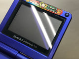 GameBoy Advance SP Azurite Blue Console Nintendo Japan - Tested Working MA1081