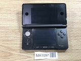 Nintendo 3DS Cosmo Black Console Nintendo Japan - Not Working MA1097