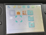 Nintendo 3DS LL XL 3DS Blue Black Console Nintendo Japan - With Defects MA1098