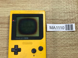 GameBoy Pocket Yellow Console Nintendo Japan - With Defects MA1110 - Photo 1