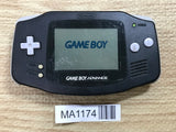 GameBoy Advance Black Console Nintendo Japan - With Defects MA1174 - Photo 1