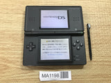 Nintendo DS Lite Jet Black Console Nintendo Japan - With Defects MA1198 - Photo 1