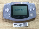 GameBoy Advance Milky Blue Console Nintendo Japan - With Defects MA1259 - Photo 1