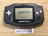 GameBoy Advance Black Console Nintendo Japan - With Defects MA1278 - Photo 1