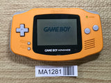 GameBoy Advance Orange Console Nintendo Japan - With Defects MA1281 - Photo 1