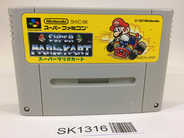 SK1316 Super Mario Kart SNES Super Famicom Japan