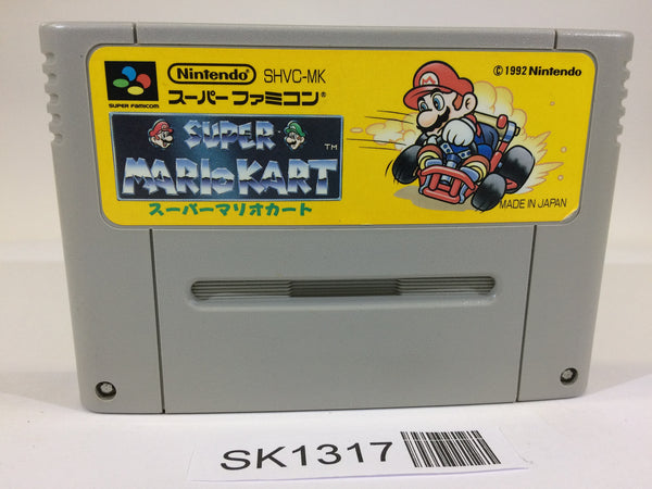 SK1317 Super Mario Kart SNES Super Famicom Japan