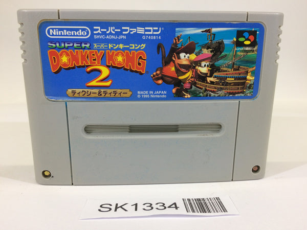 SK1334 Super Donkey Kong Country 2 SNES Super Famicom Japan