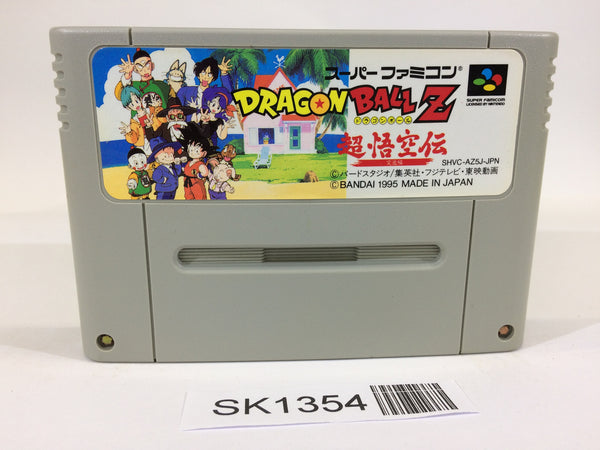 SK1354 Dragon Ball Z Super Goku Den Totsugeki Hen SNES Super Famicom Japan