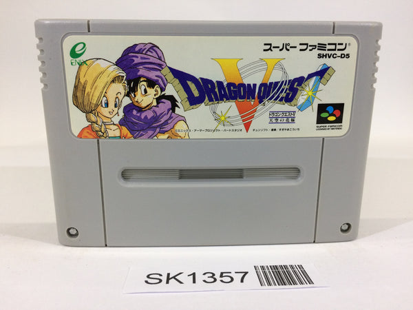 SK1357 Dragon Quest V 5 SNES Super Famicom Japan