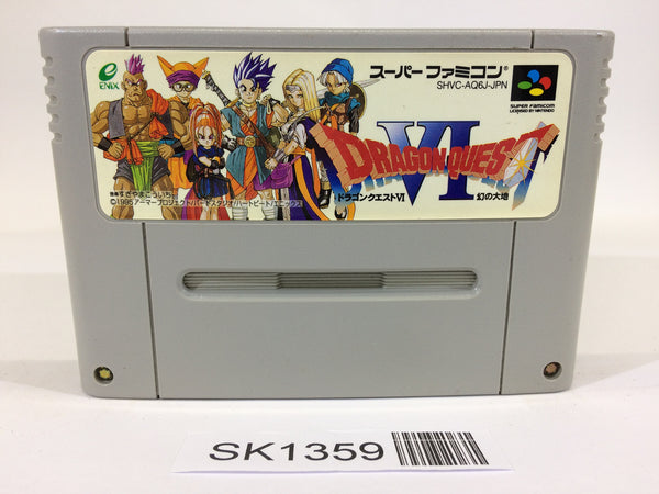 SK1359 Dragon Quest VI 6 SNES Super Famicom Japan