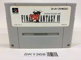 SK1368 Final Fantasy VI 6 SNES Super Famicom Japan