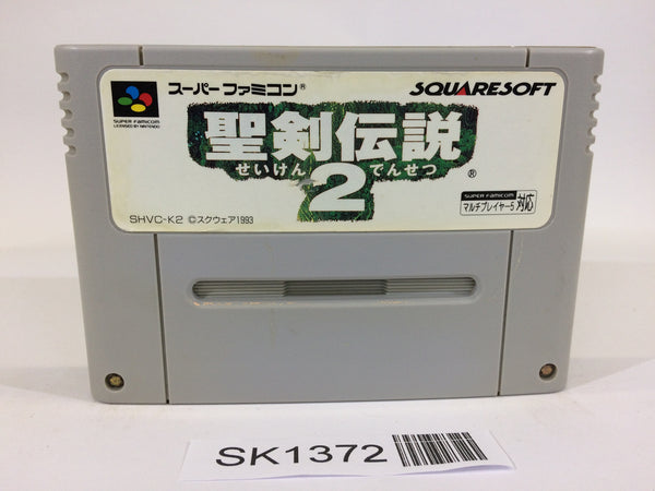 SK1372 Seiken Densetsu 2 Secret of Mana SNES Super Famicom Japan