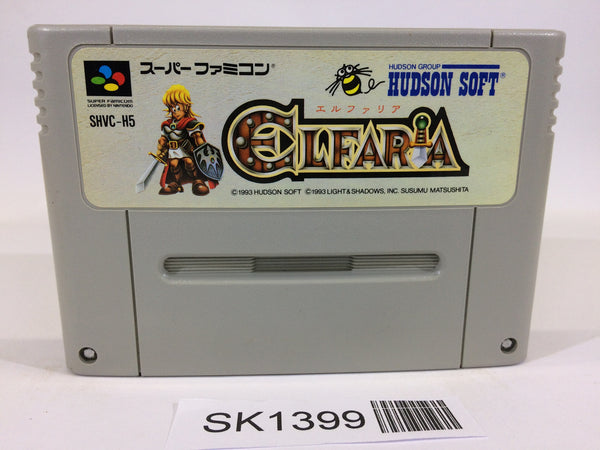SK1399 Elfaria A Fantastic Theater SNES Super Famicom Japan
