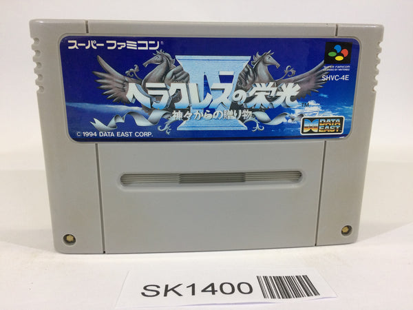 SK1400 Herakles no Eikou IV 4 Glory of Heracles SNES Super Famicom Japan