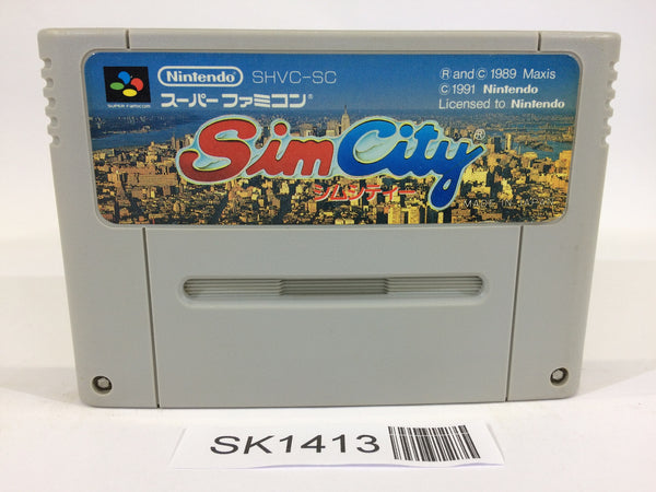 SK1413 Sim City SNES Super Famicom Japan