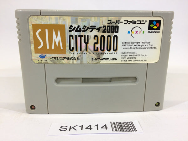 SK1414 Sim City 2000 SNES Super Famicom Japan