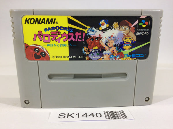 SK1440 Parodius da! Shinwa Kara Owarai he SNES Super Famicom Japan