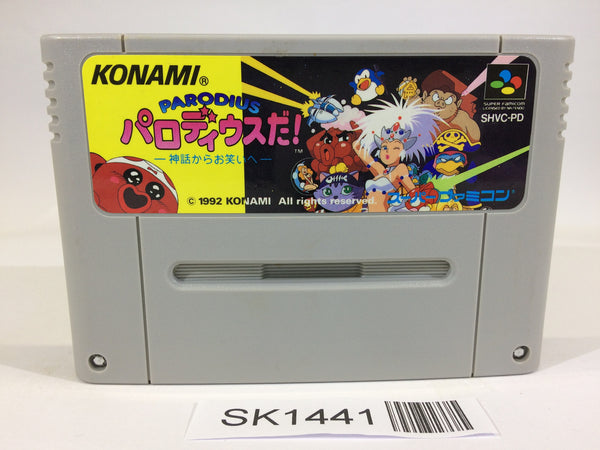 SK1441 Parodius da! Shinwa Kara Owarai he SNES Super Famicom Japan