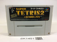 SK1451 Super Tetris 2 + Bombliss Limited SNES Super Famicom Japan