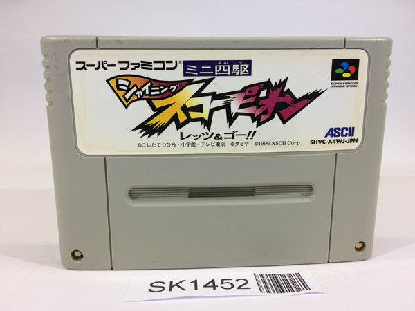 SK1452 Mini Yonku Shining Scorpion Let's & Go!! SNES Super Famicom Japan