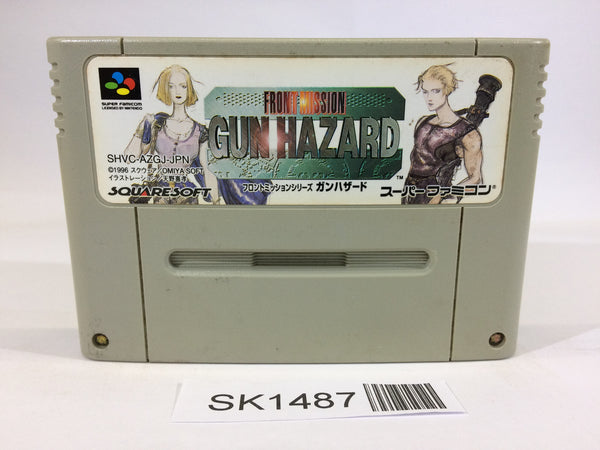SK1487 Front Mission Series Gun Hazard SNES Super Famicom Japan