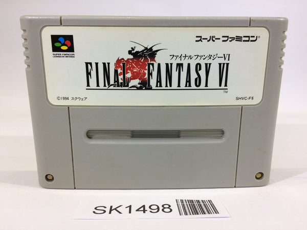 SK1498 Final Fantasy VI 6 SNES Super Famicom Japan