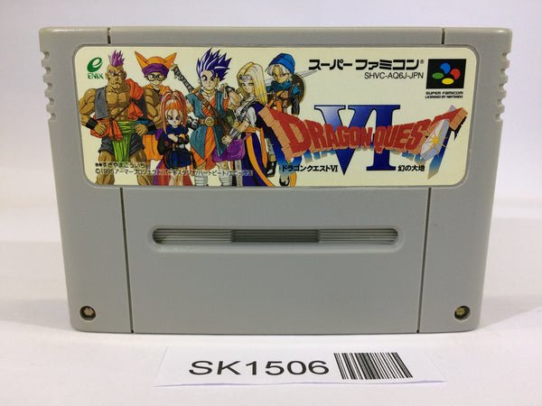 SK1506 Dragon Quest VI 6 SNES Super Famicom Japan