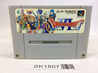 SK1507 Dragon Quest VI 6 SNES Super Famicom Japan