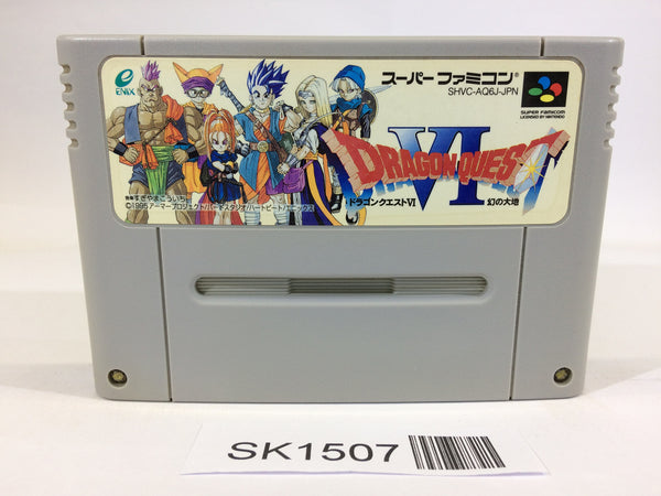 SK1507 Dragon Quest VI 6 SNES Super Famicom Japan