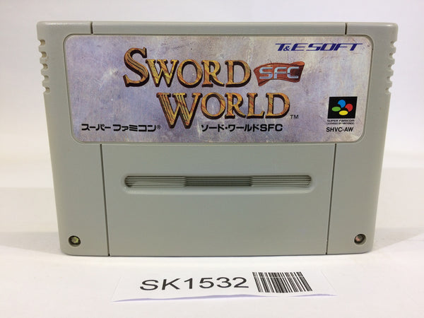 SK1532 Sword World SFC SNES Super Famicom Japan