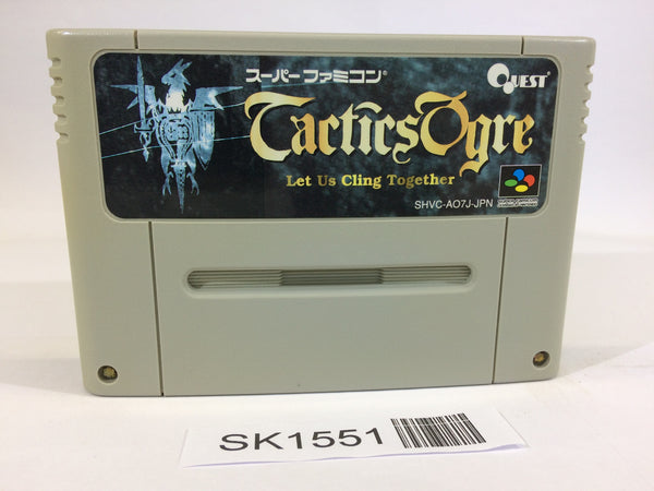 SK1551 Tactics Ogre Let Us Cling Together SNES Super Famicom Japan