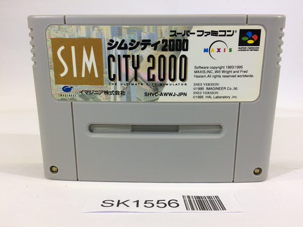 SK1556 Sim City 2000 SNES Super Famicom Japan