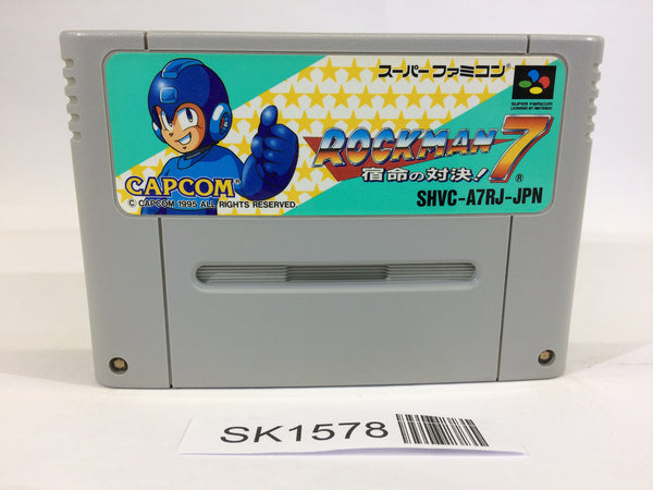 SK1578 Rockman 7 Megaman SNES Super Famicom Japan