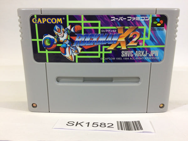 SK1582 Rockman X2 Megaman SNES Super Famicom Japan