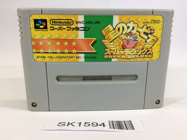 SK1594 Kirby Super Deluxe Star Kirby's Fun Pak SNES Super Famicom Japan