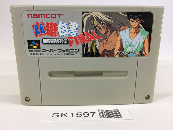 SK1597 Yu Yu Hakusho Final Makai Saikyou Retsuden SNES Super Famicom Japan